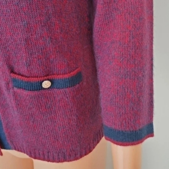 Ann Taylor long sleeve hook front knit cardigan sweater - Picture 7 of 10